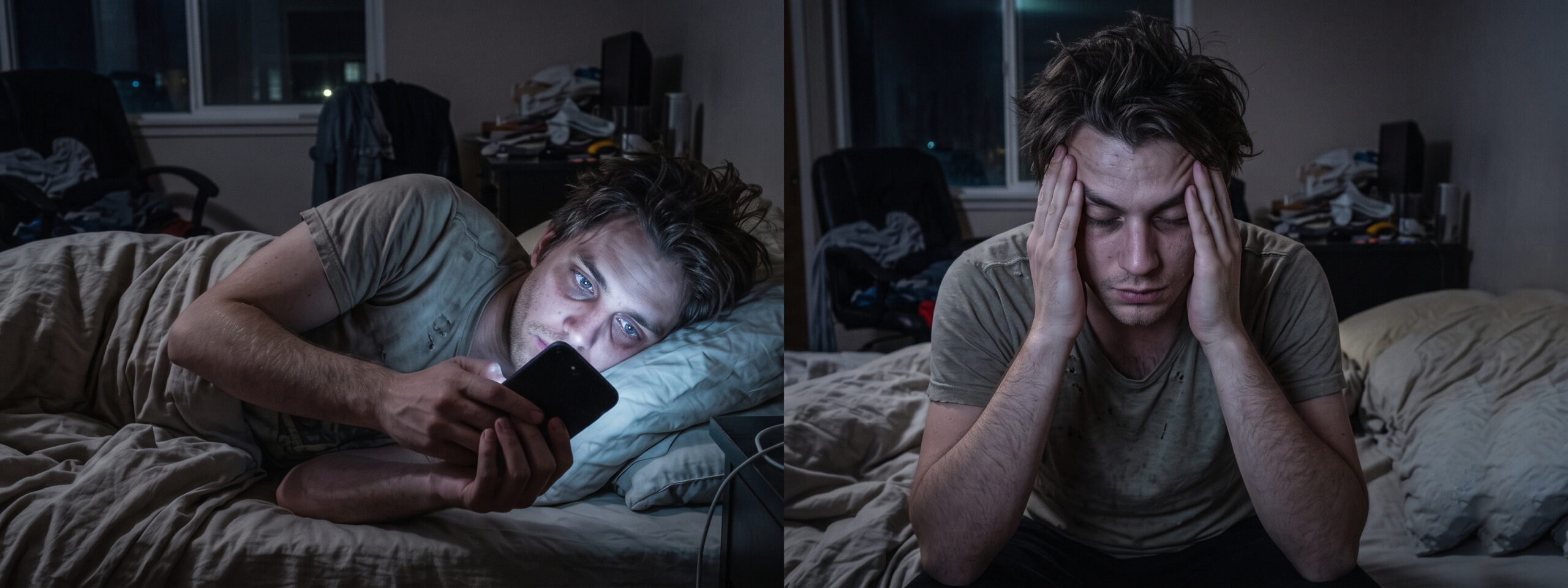 Person working through pornography addiction counseling online